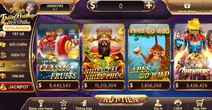 Game Nổ Hũ đổi thưởng tại Nhà Cái Uy Tín